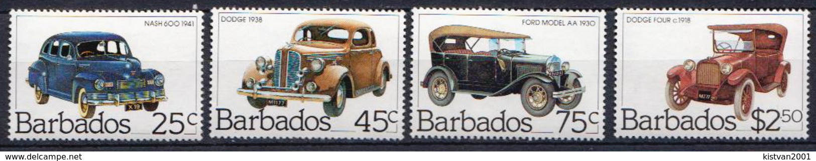 Barbados MH Set - Cars