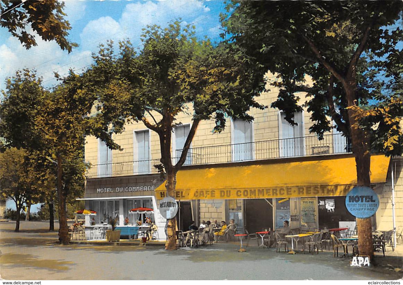 Lamalou Les Bains           34         Hôtel Et Café Du Commerce   1971   10x15   (Voir Scan) - Lamalou Les Bains