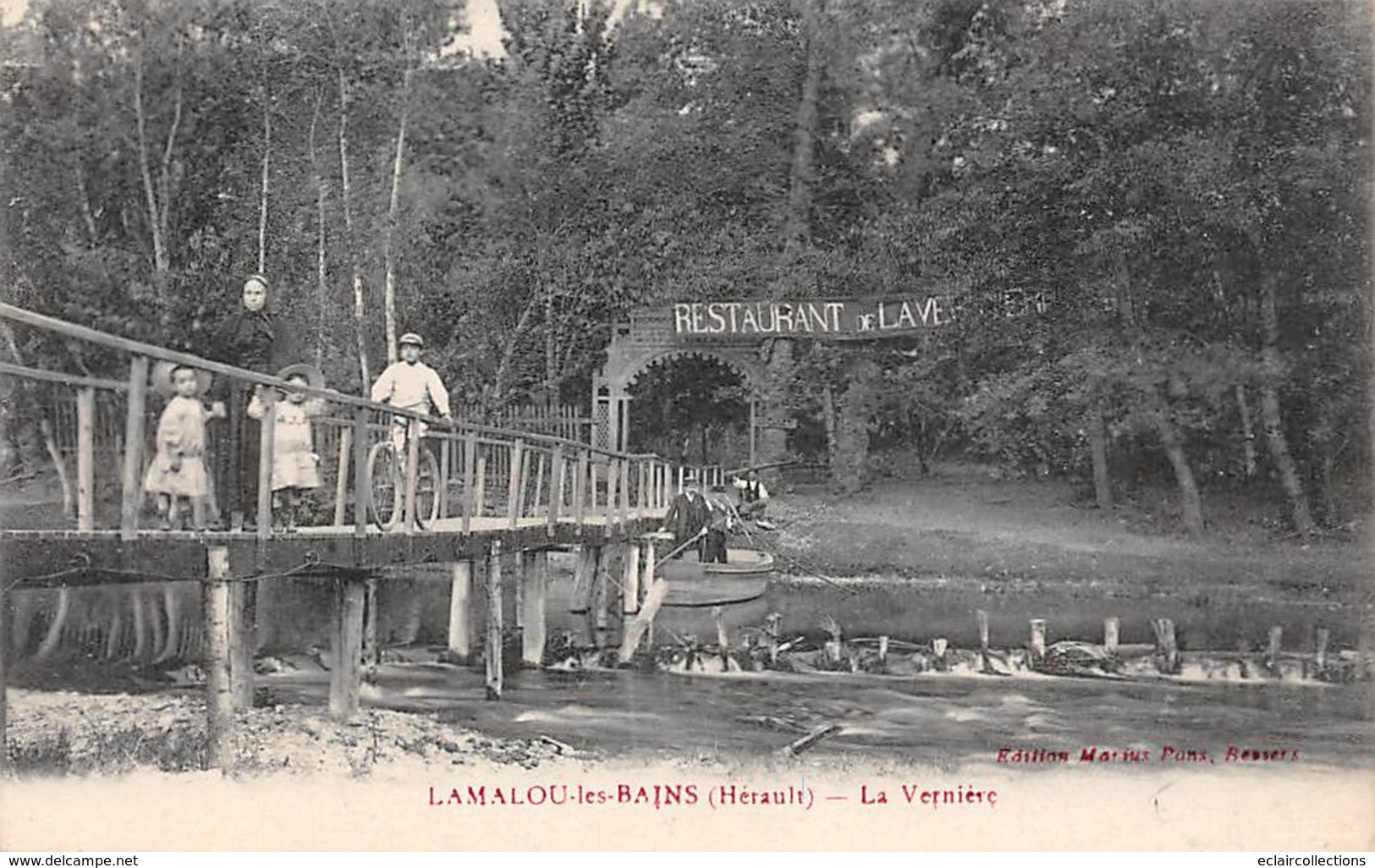 Lamalou Les Bains           34         Restaurant "La Vernière"         (Voir Scan) - Lamalou Les Bains