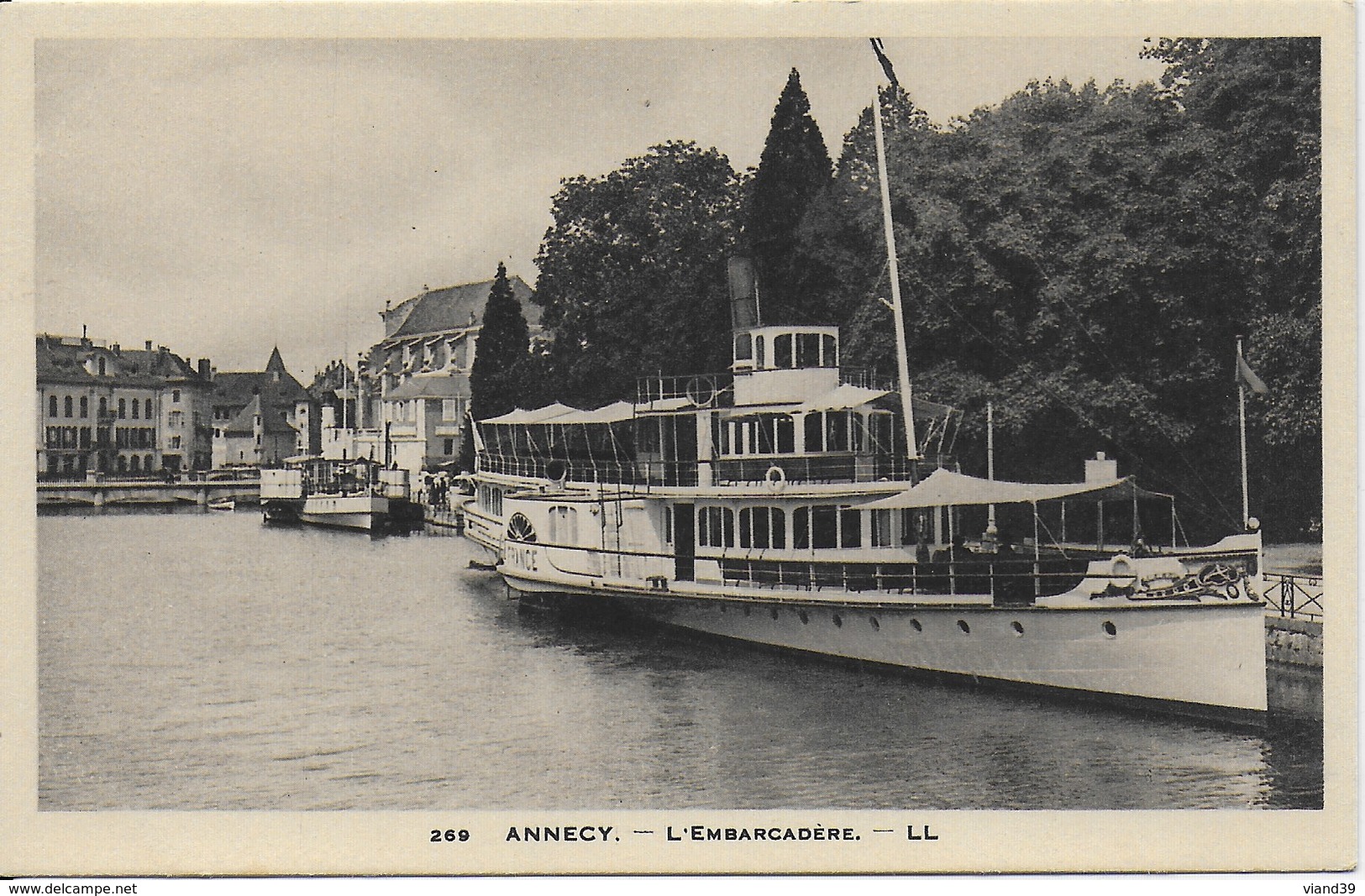 Annecy - L'Embarcadère ( Bateau Le France) - Non écrite - Annecy