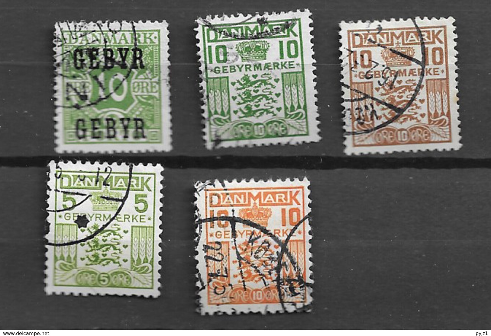 1934 USED Danmark, Gebyr - Postage Due