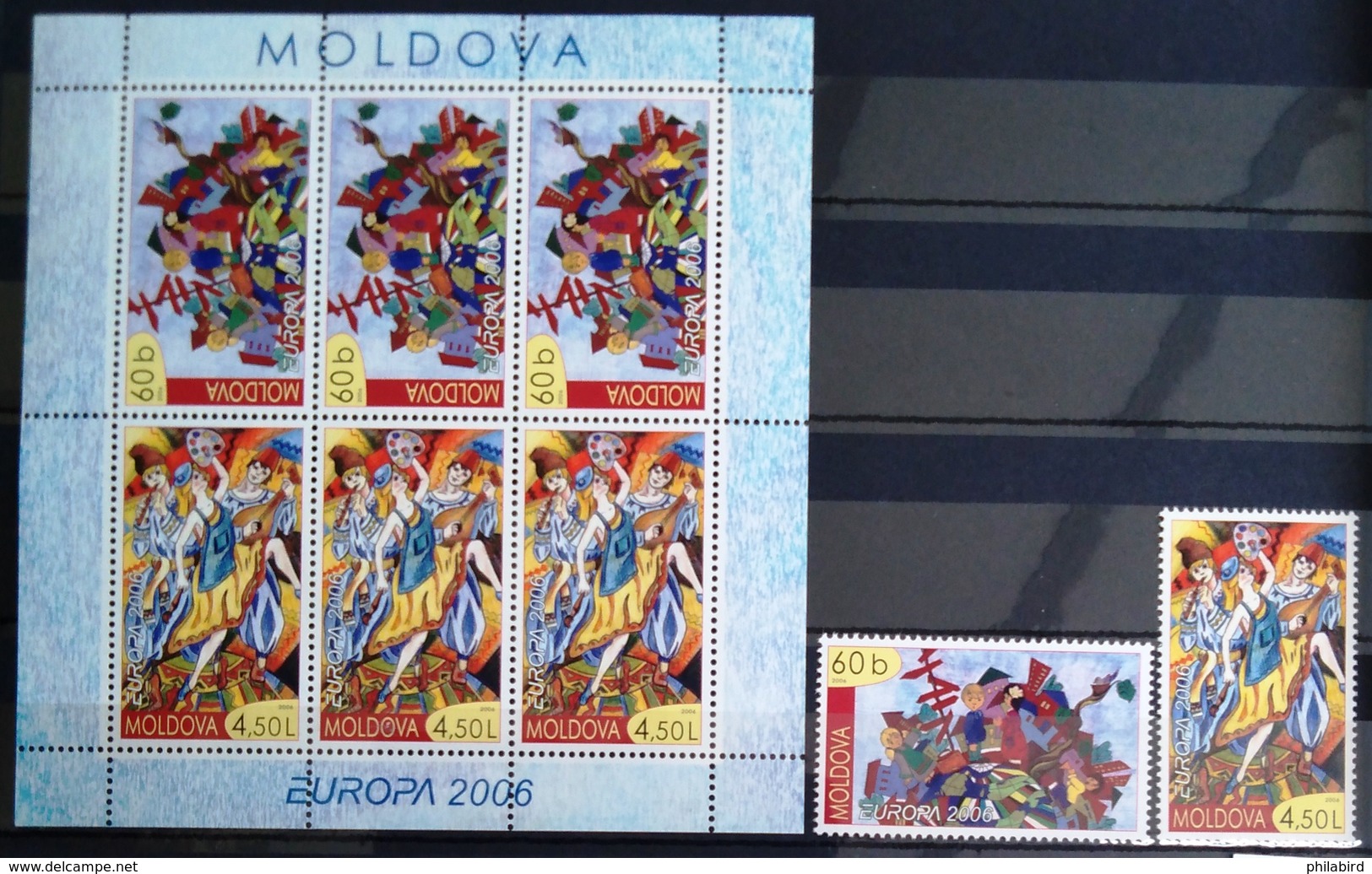 EUROPA        ANNEE 2006        MOLDAVIE            N° 474/475 + C 474          NEUF** - 2006