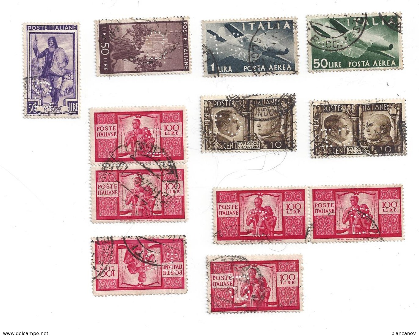 LOTTO FRANCOBOLLI REPUBBLICA - REGNO - 1946-60: Used