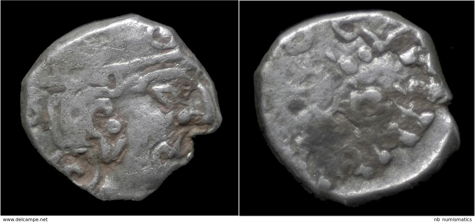 India Gupta Empire King Kumaragupta AR Drachm - Indische Münzen