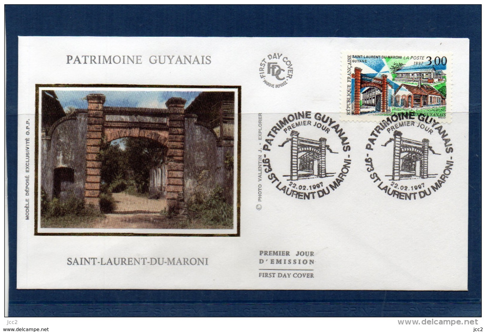 FDC  - 3048 - Patrimoine Guyanais - 1990-1999