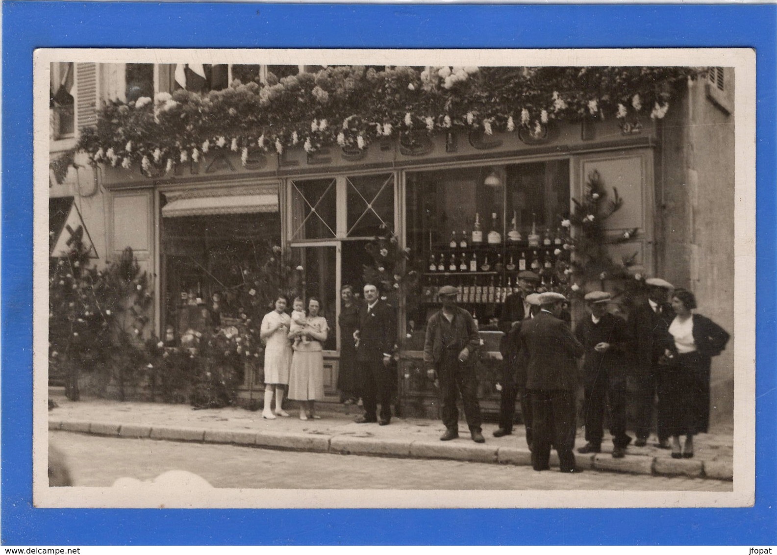 28 EURE ET LOIR - TOURY Carte Photo Du Magasin Chasles-Sicot - Other & Unclassified