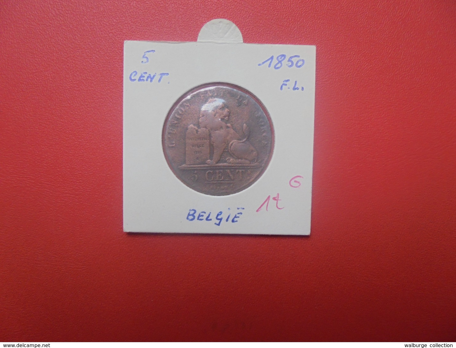 Léopold 1er. 5 Centimes 1850 (A.12) - 5 Cents