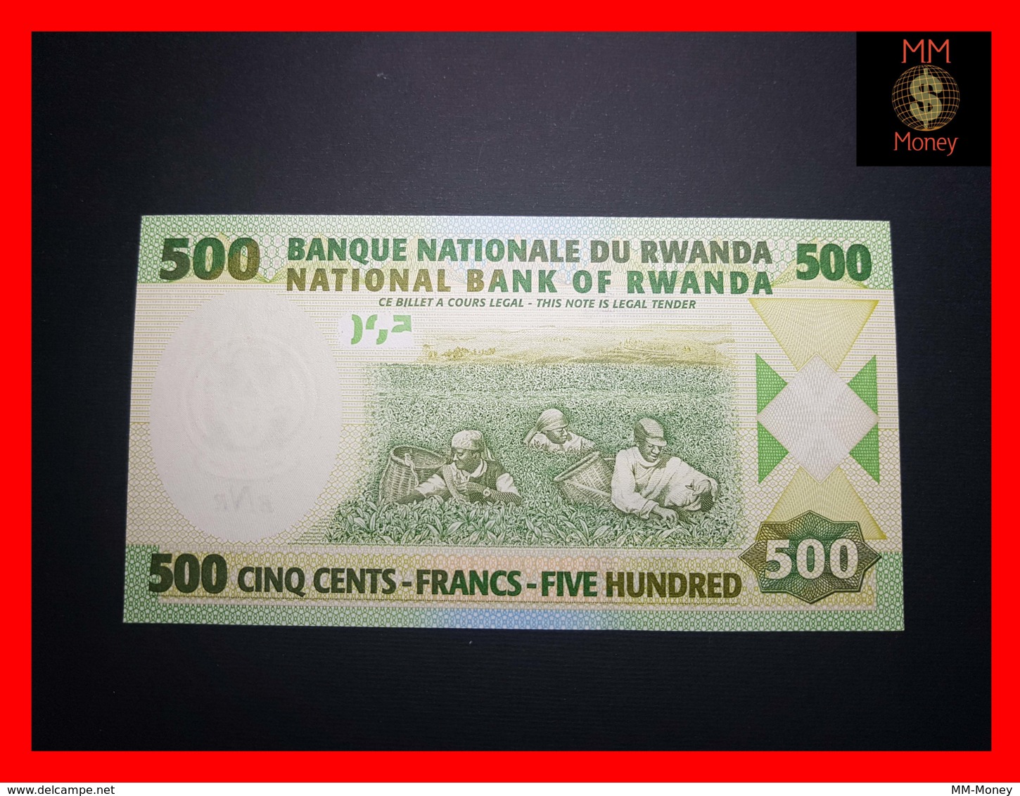 RWANDA 500 Francs 1.7.2004 P. 30  UNC - Rwanda