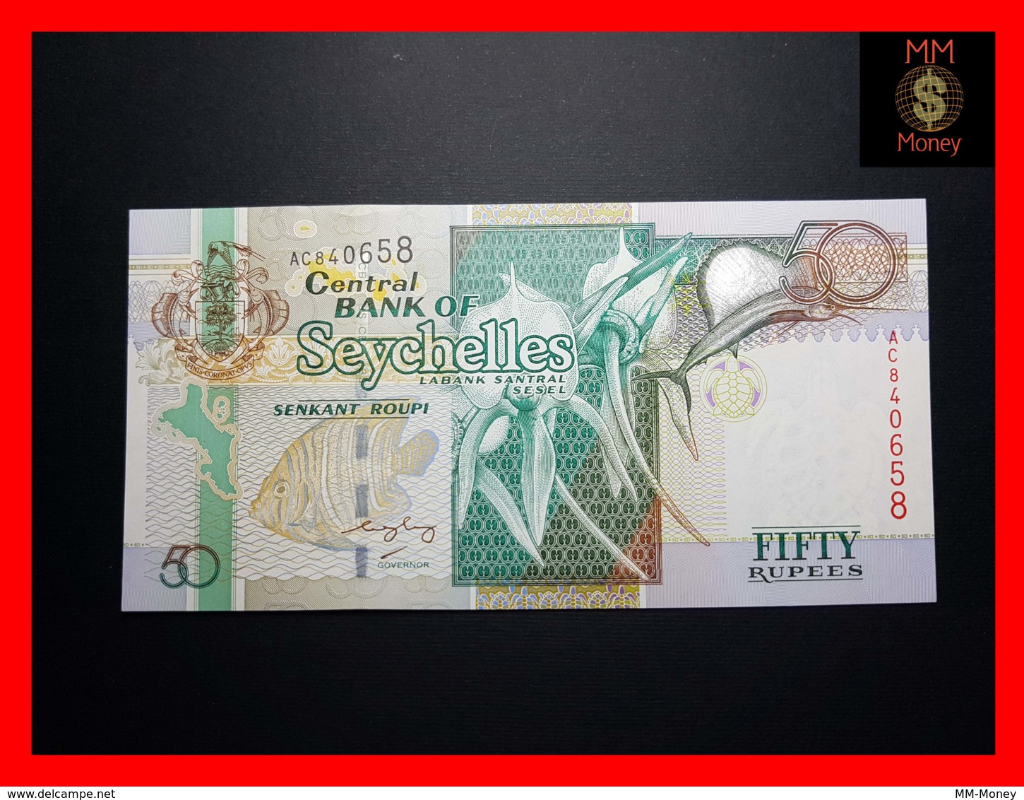 SEYCHELLES 50 Rupees 2005  P. 39 A  UNC - Seychellen