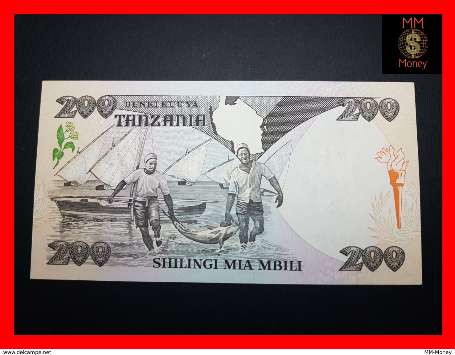 TANZANIA 200 Shilingi 1992 P. 20  UNC - Tanzania