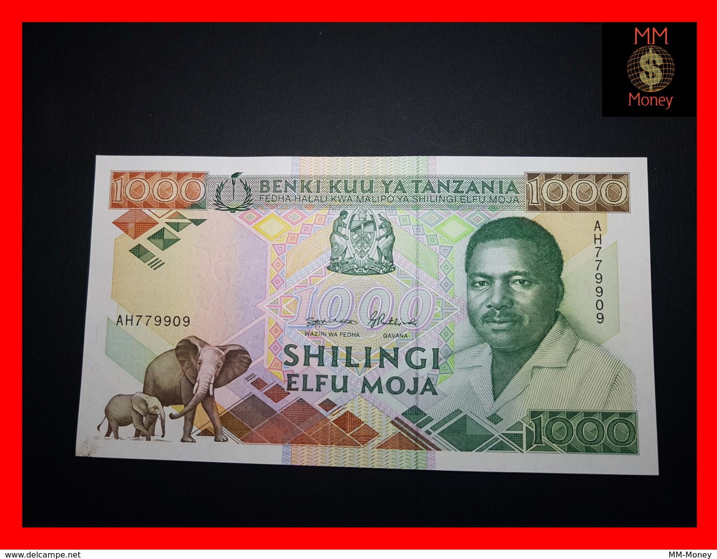 TANZANIA 1.000 1000 Shilingi 1990  P. 22   UNC - Tanzanie