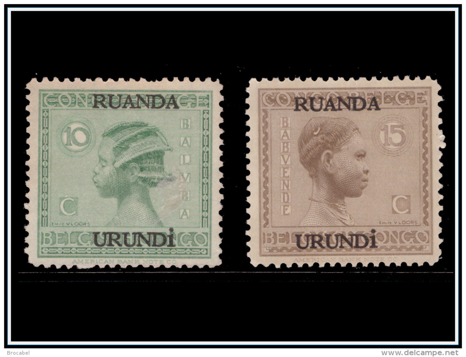 Ruanda 0079/80* Vloors Surcharge  H - - Neufs