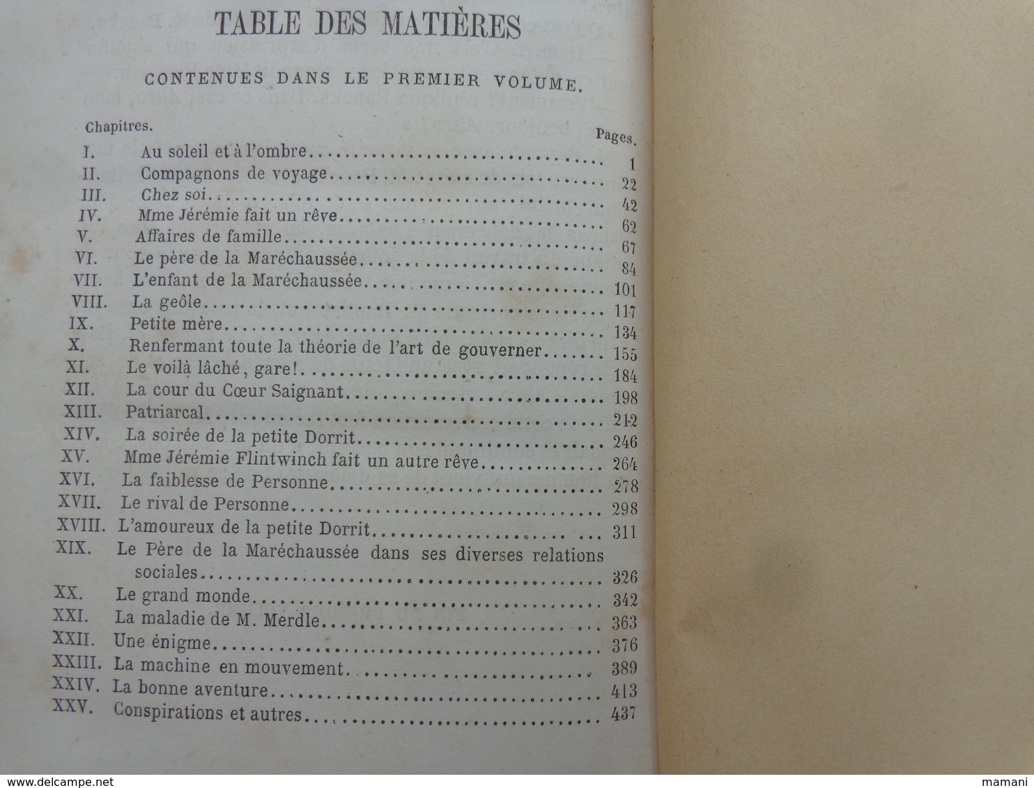 lot de 2 livres -la petite dorit - tome 1 et 2 ch. dickens -1858-