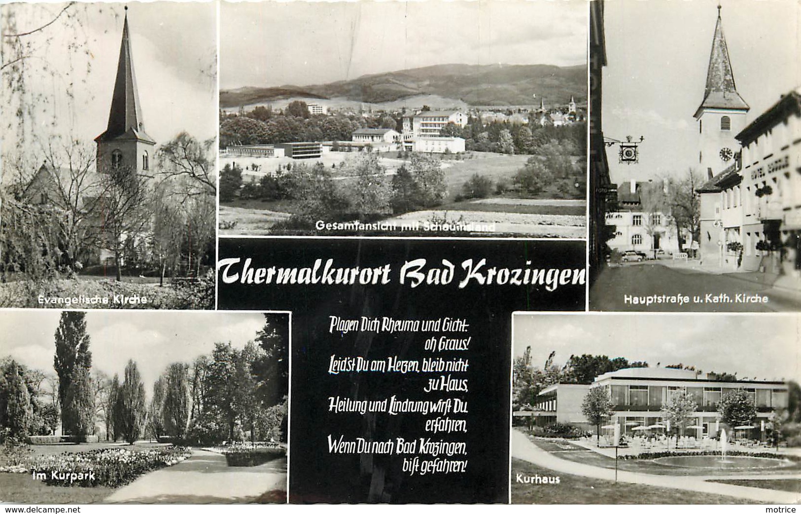 THERMALKURORT BAD KROZINGEN - Carte Multi-vues. - Bad Krozingen