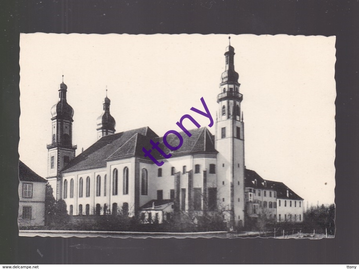 CP : EBERSMUNSTER     .Eglise Abbatiale  Carte Vierge - Ebersmunster