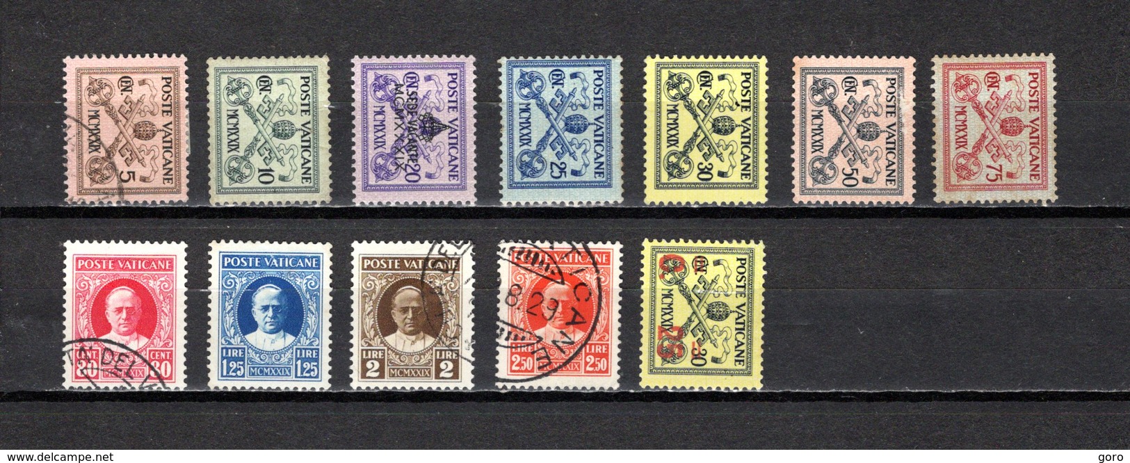 Vaticano  1929  .-   Y&T  Nº   26/36-39 - Used Stamps