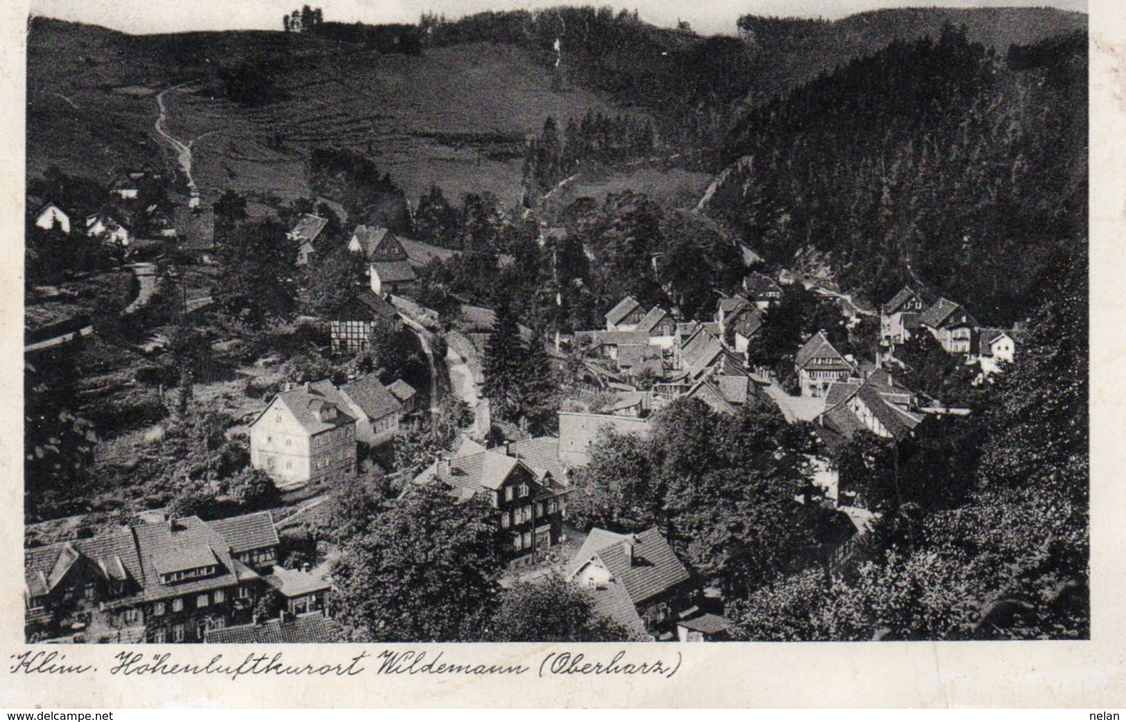 KLIM HOHENLUFTKURORT WILDEMAUN-OBERHARZ-REAL PHOTO-1950 - Oberharz