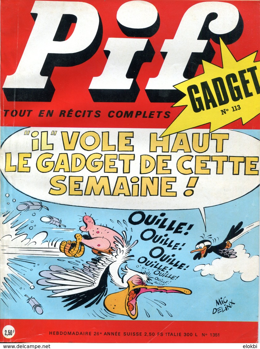 Pif Gadget N°113 - Teddy Ted - Les Pionniers De L'Espérance - Pif Gadget