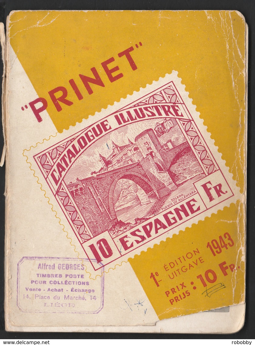 Catalogue PRINET Espagne 1943 - Spain