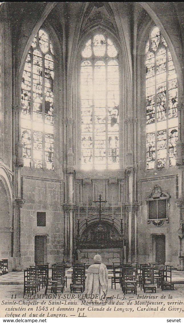 CHAMPIGNY-SUR-VEUDE. - Intérieur De La Sainte-Chapelle De Saint-Louis - Champigny-sur-Veude