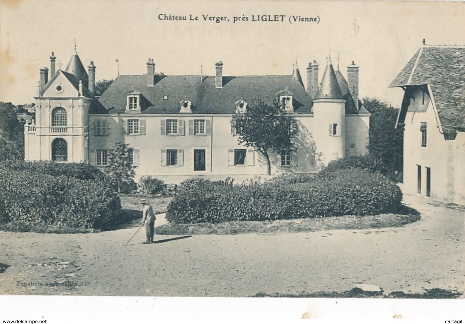 CPA -4219 - 86 Chateau Le Verger Près Liglet -Envoi Gratuit - Chateau De Touffou