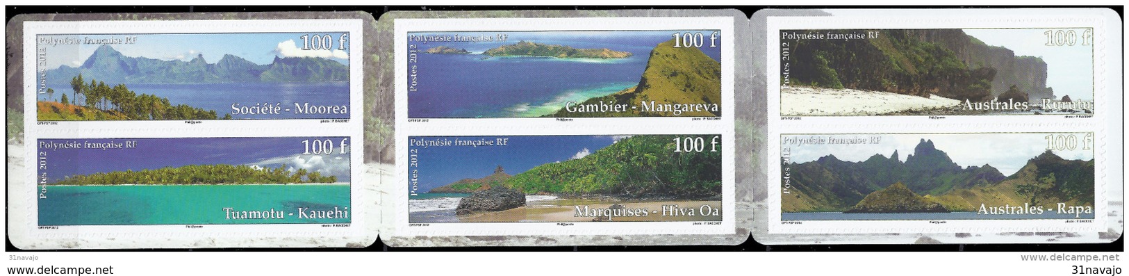 POLYNESIE - Paysages De Polynésie (carnet) - Ongebruikt