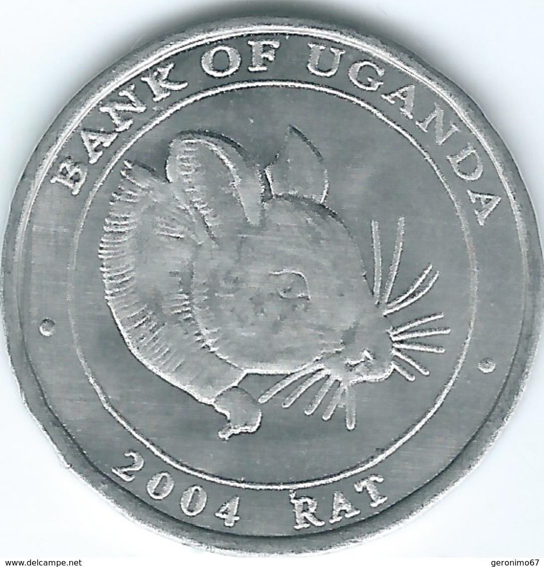 Uganda - 2004 - 100 Lingshshil - KM188 - Rat - Uganda