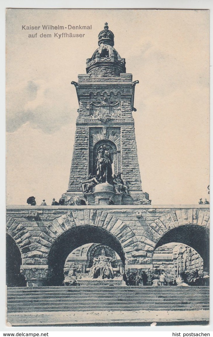 (58443) AK Kyffhäuser, Kaiser Wilhelm Denkmal, Vor 1945 - Kyffhaeuser