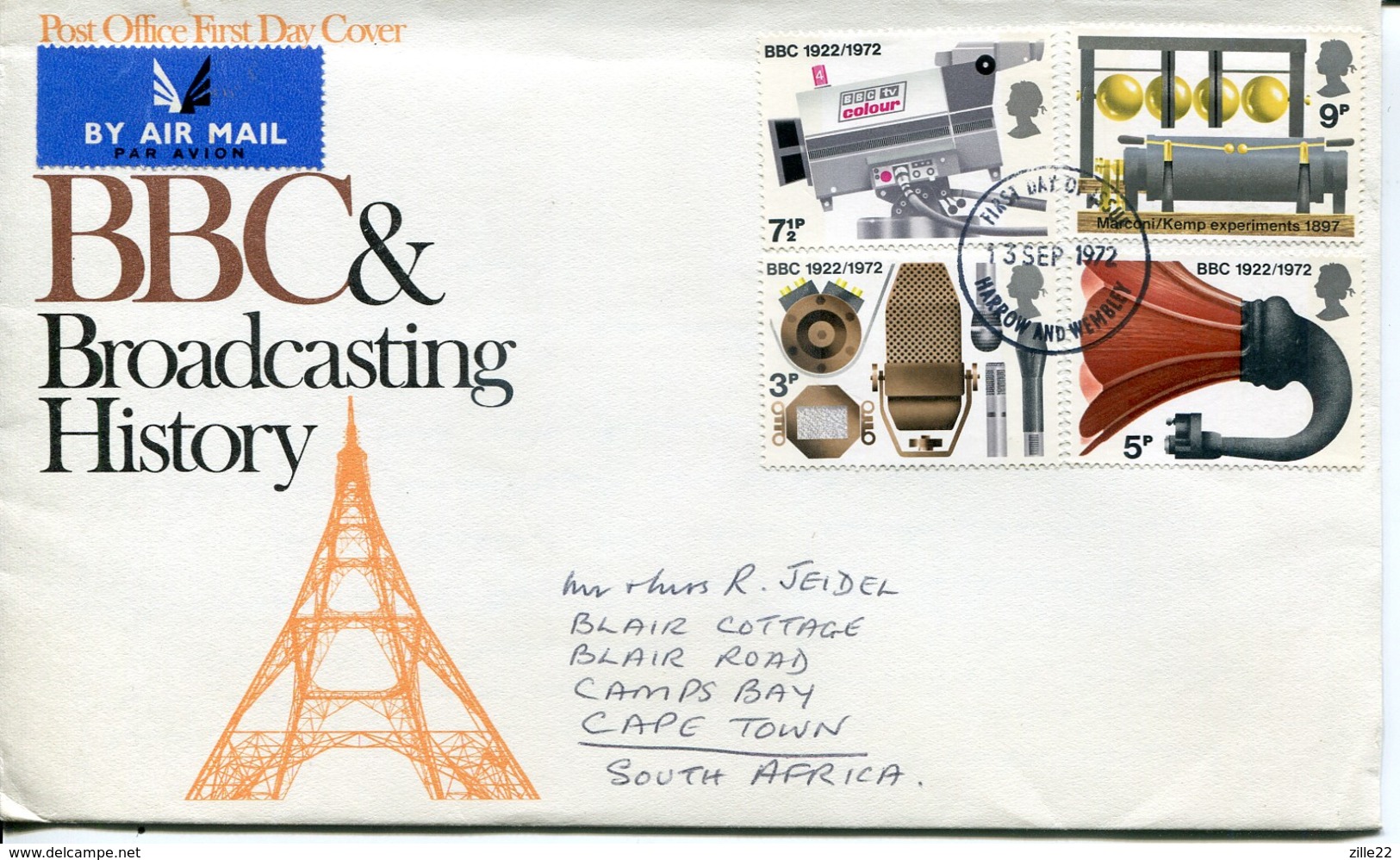 Great Britain FDC Or Special Occation Envelope - BBC Radio - Ohne Zuordnung