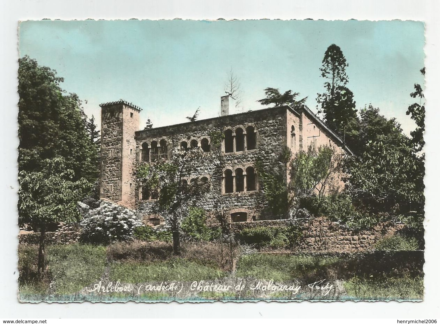 07 Ardèche Arlebose Chateau Malgardy  Ed Roche St Agrève - Sonstige & Ohne Zuordnung
