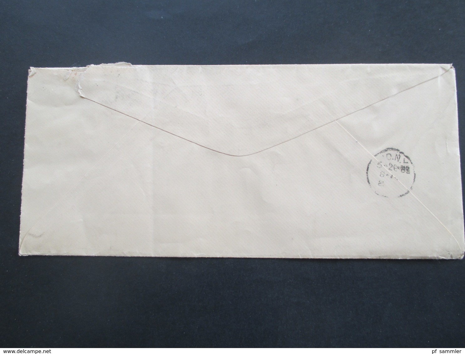 USA 1889 Großer Ganzsachen Umschlag Two Cents Buffalo An Den Deutschen Kunsul In New York. Ank. Stempel P.O.N.Y. - Briefe U. Dokumente