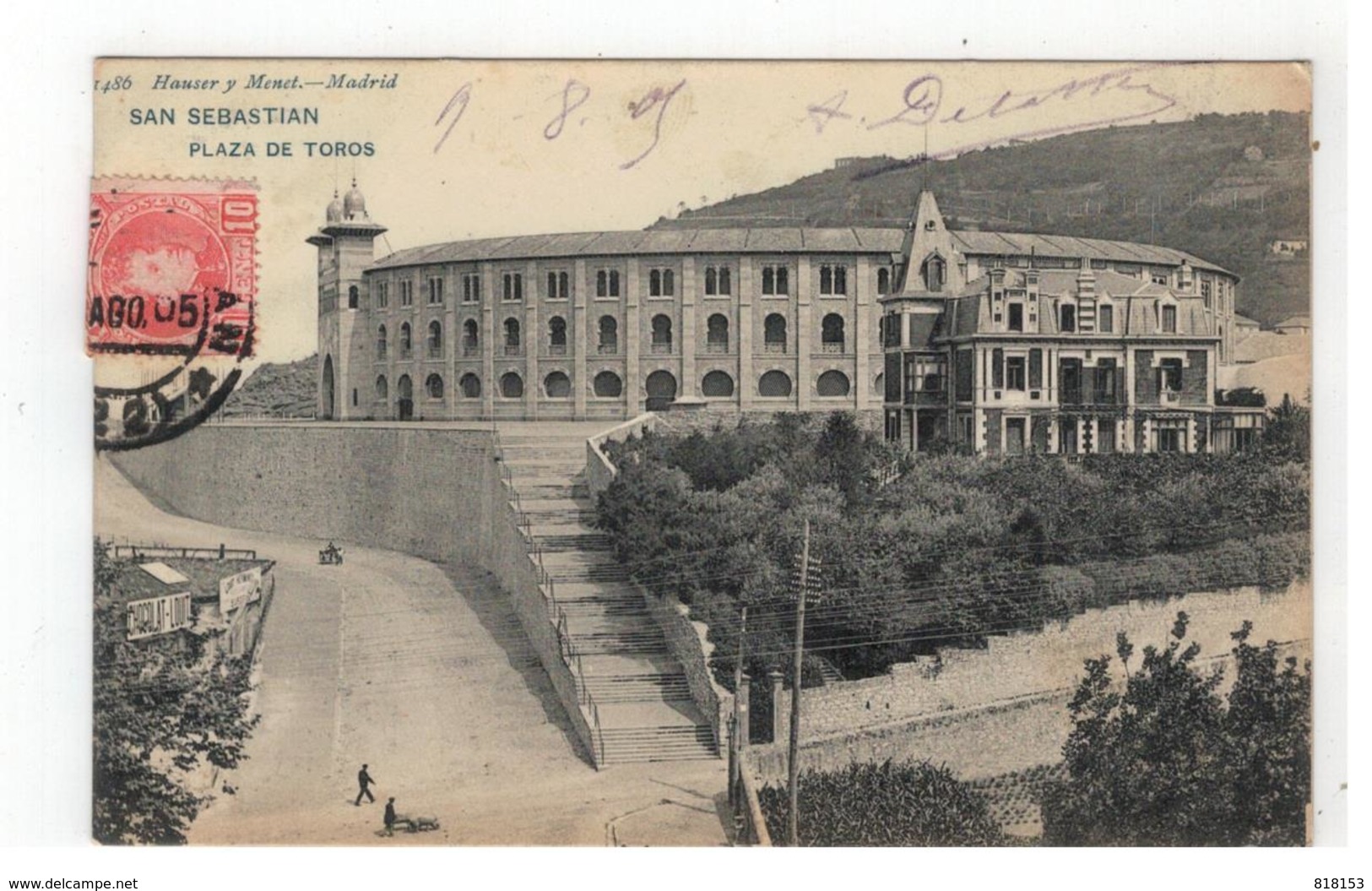 SAN SEBASTIAN -  PLAZA DE TOROS 1905 - Guipúzcoa (San Sebastián)