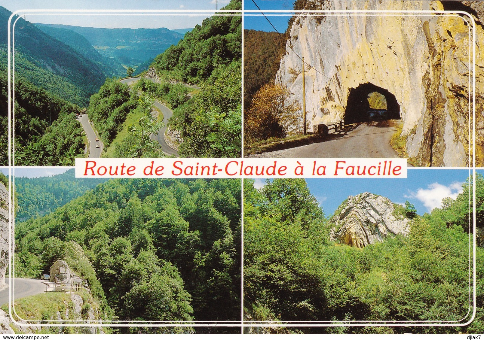 39 Route De Saint Claude à La Faucille Divers Aspects (2 Scans) - Saint Claude