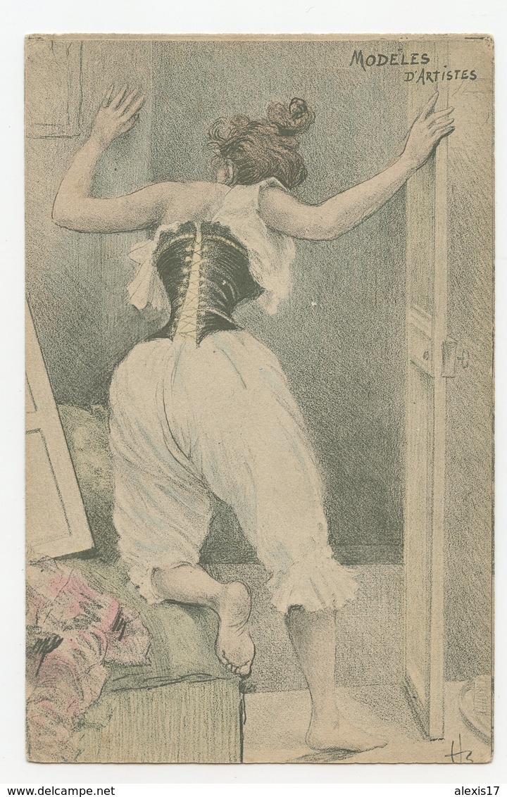 Henri Boutet.art Nouveau.éditions De L'atelier D'art En Pointe Sèche.modèles D'artistes.érotique.glamour. - Boutet