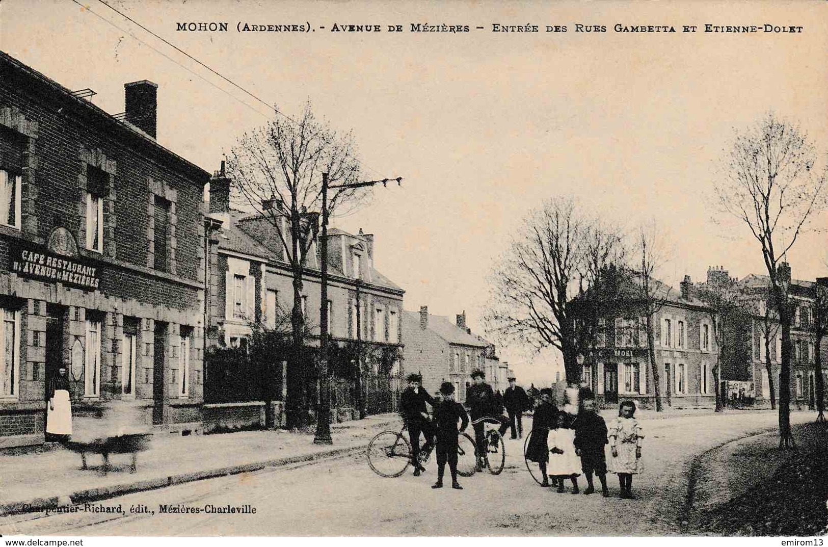 [08] Mohon Avenue De Mézières Entrée Des Rues Gambetta Et Étienne-Dolet - Charleville