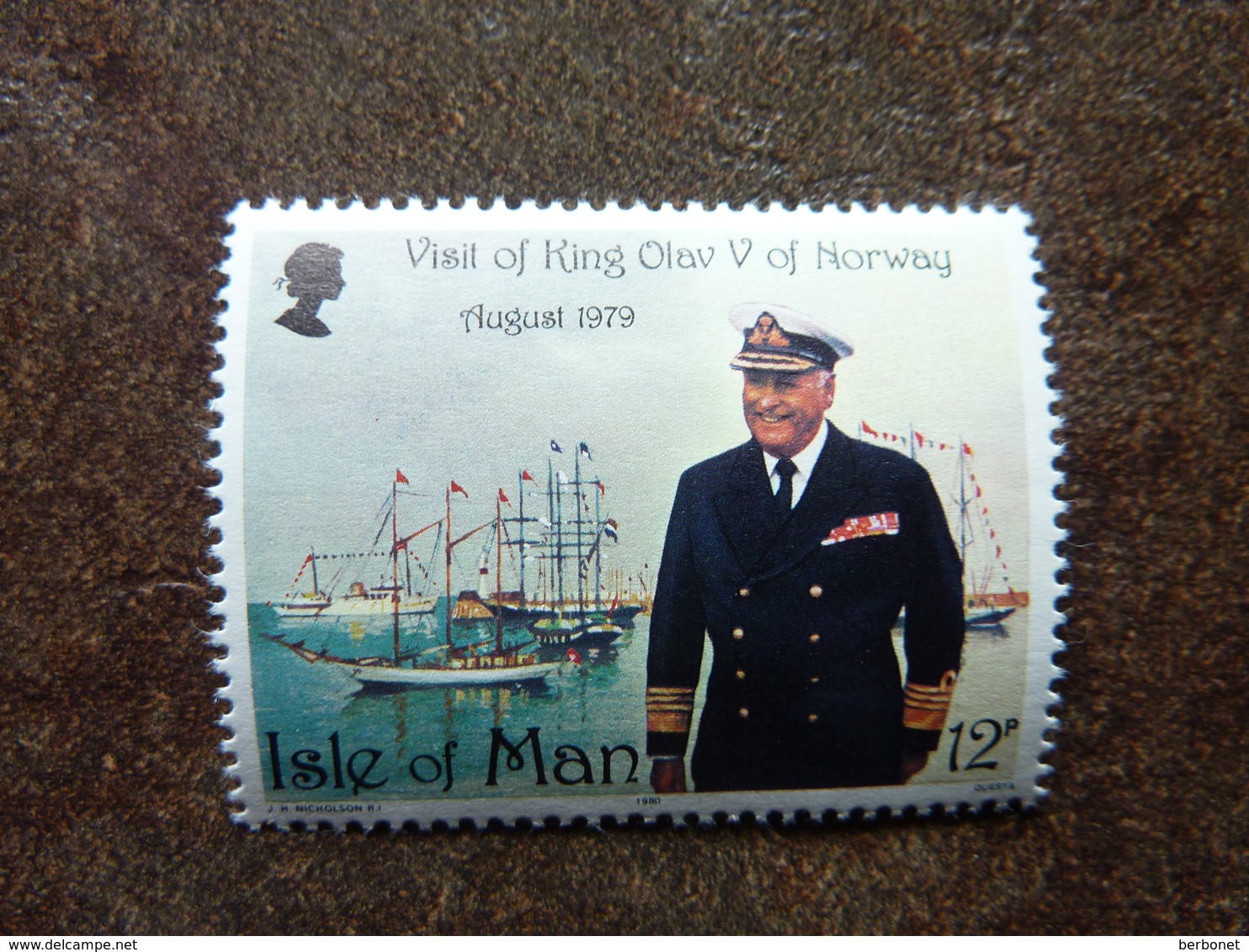 1980  Visit Of Olaf V      SG = 179   ** MNH - Man (Eiland)