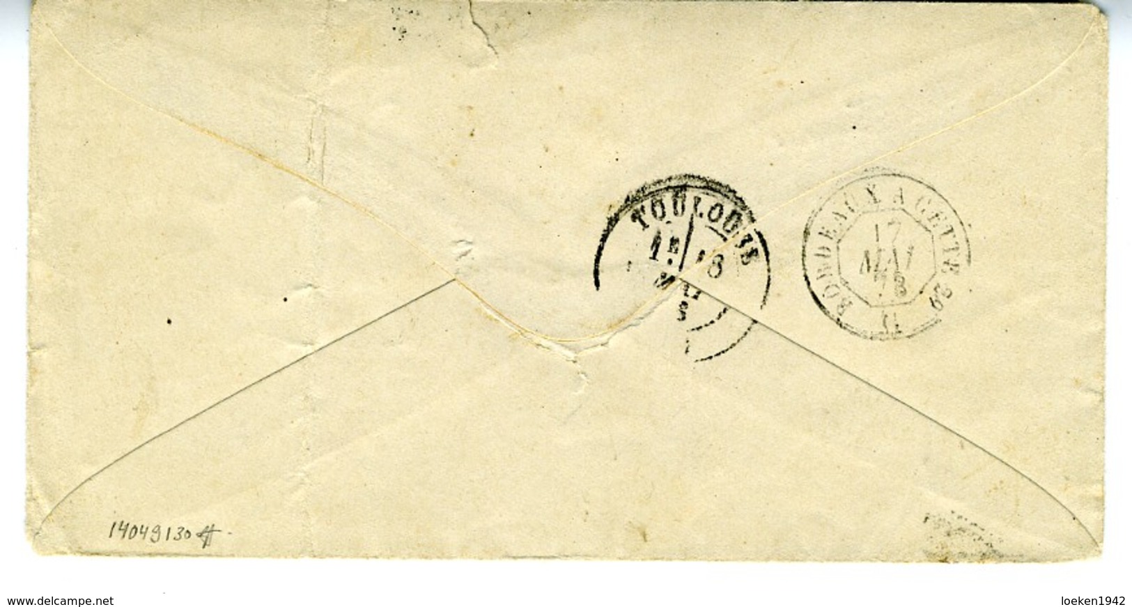 Espagne 1873 Lettre De MADRID à TOULOUSE  JURA  40C Amédée Unif N° 125   LC72 I - Storia Postale