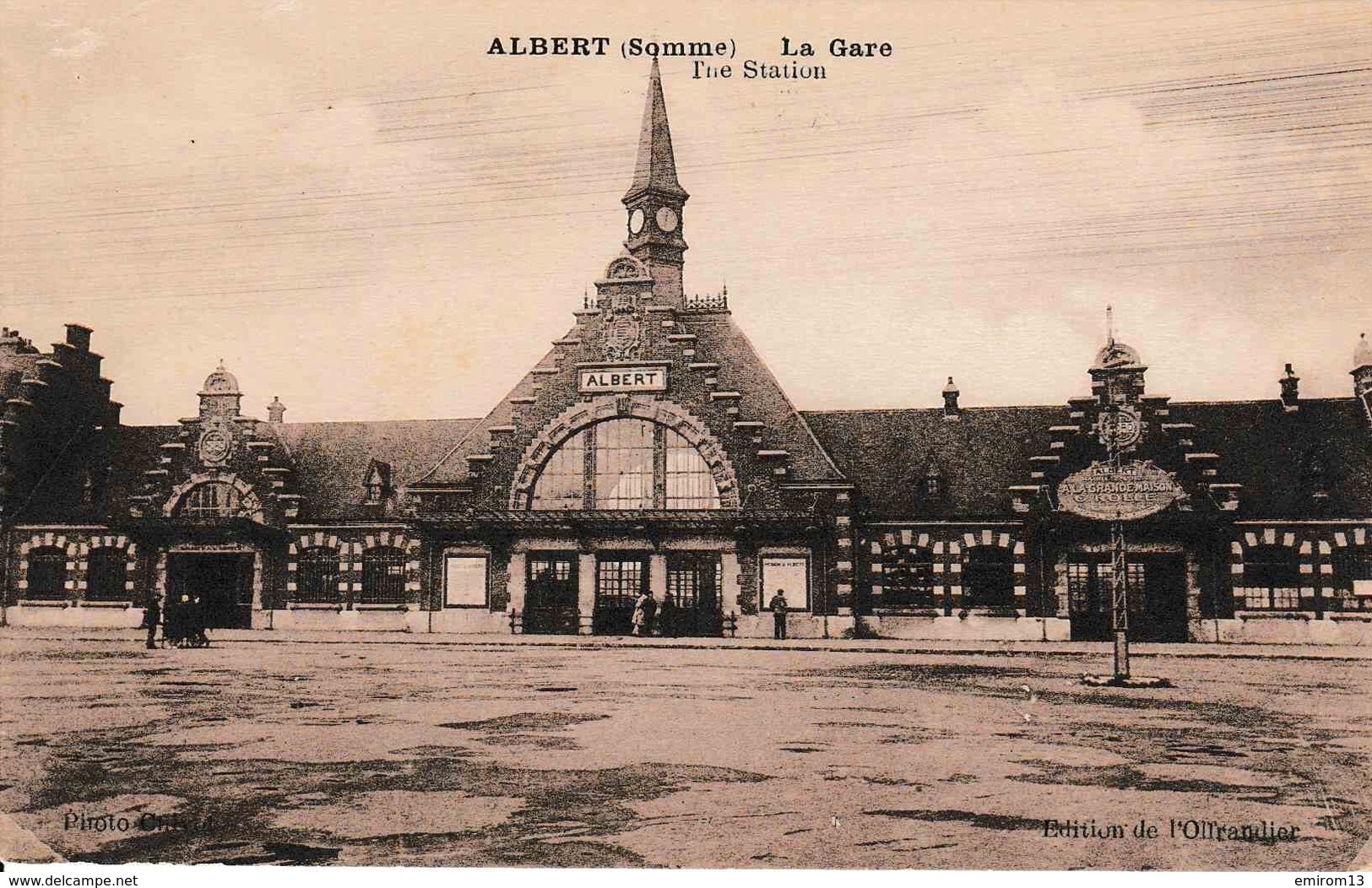 [80] Albert La Gare La Station Du Chemin De Fer - Albert