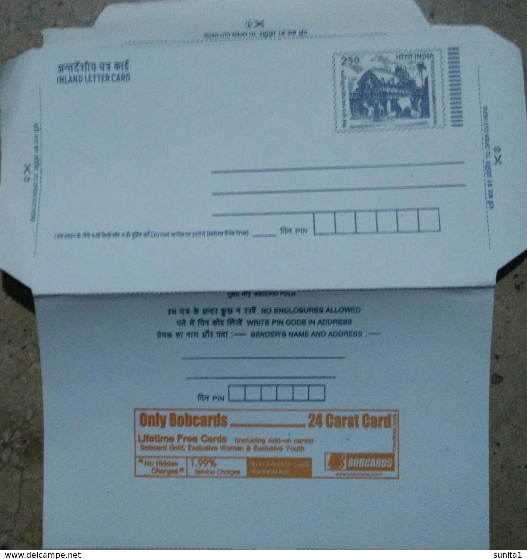 Credit Card, Bank, Finance, ILC, Inland Letter Card, Advertised Postal Stationery, Advertisement, India - Inland Letter Cards