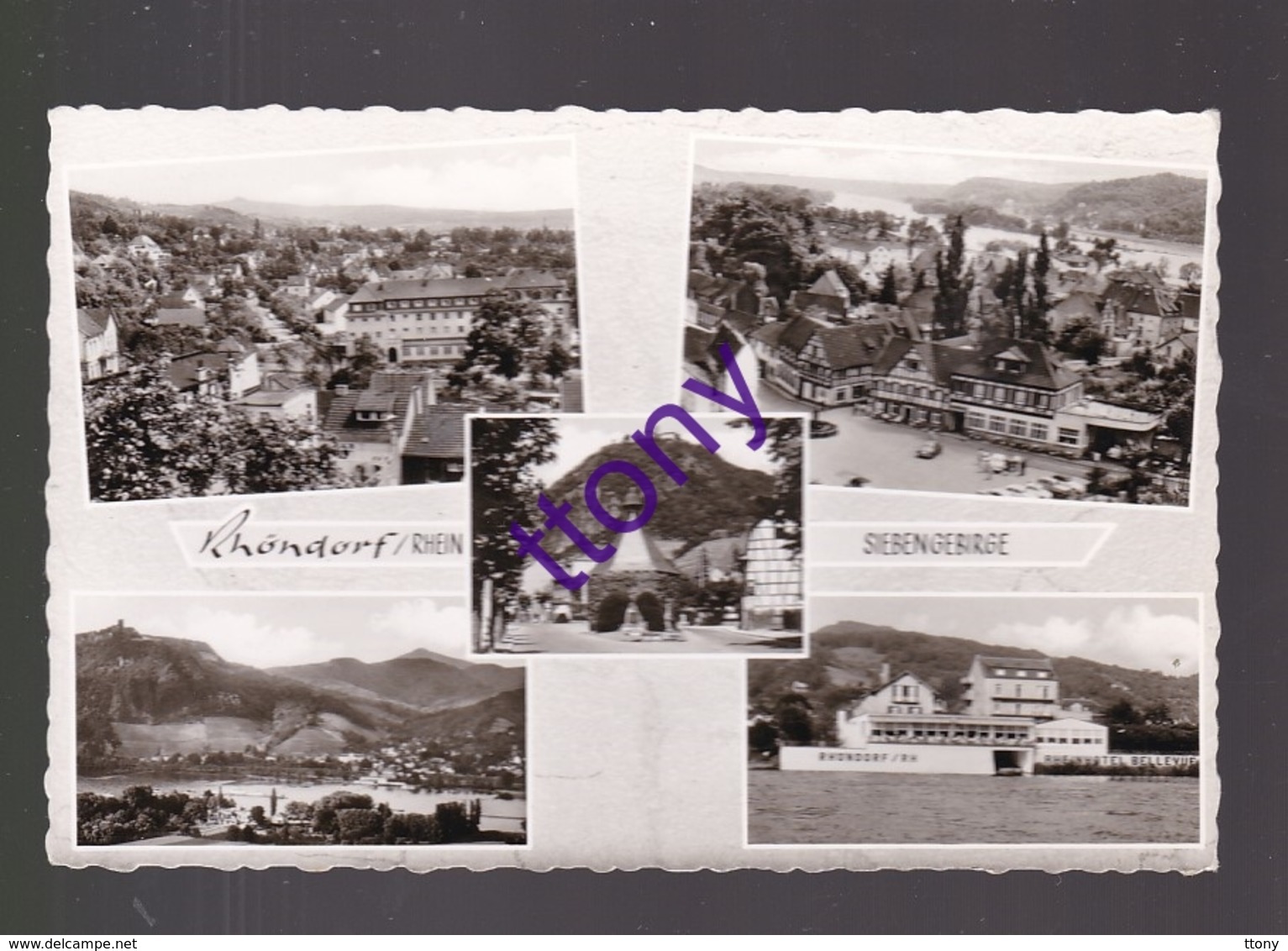 Cpm : Rhondorf  Rhein   Siebengebirge  Multi Vue    Carte écrite - Röhndorf