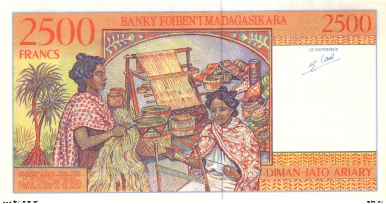 MADAGASCAR P. 81 2500 F 1998 UNC - Madagaskar