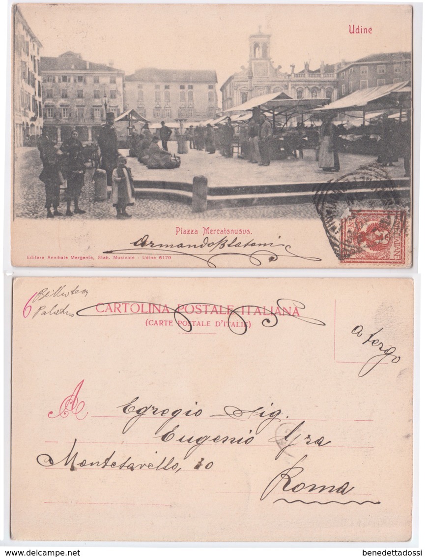 Udine - Piazza Mercatonuovo, 1900 - Udine