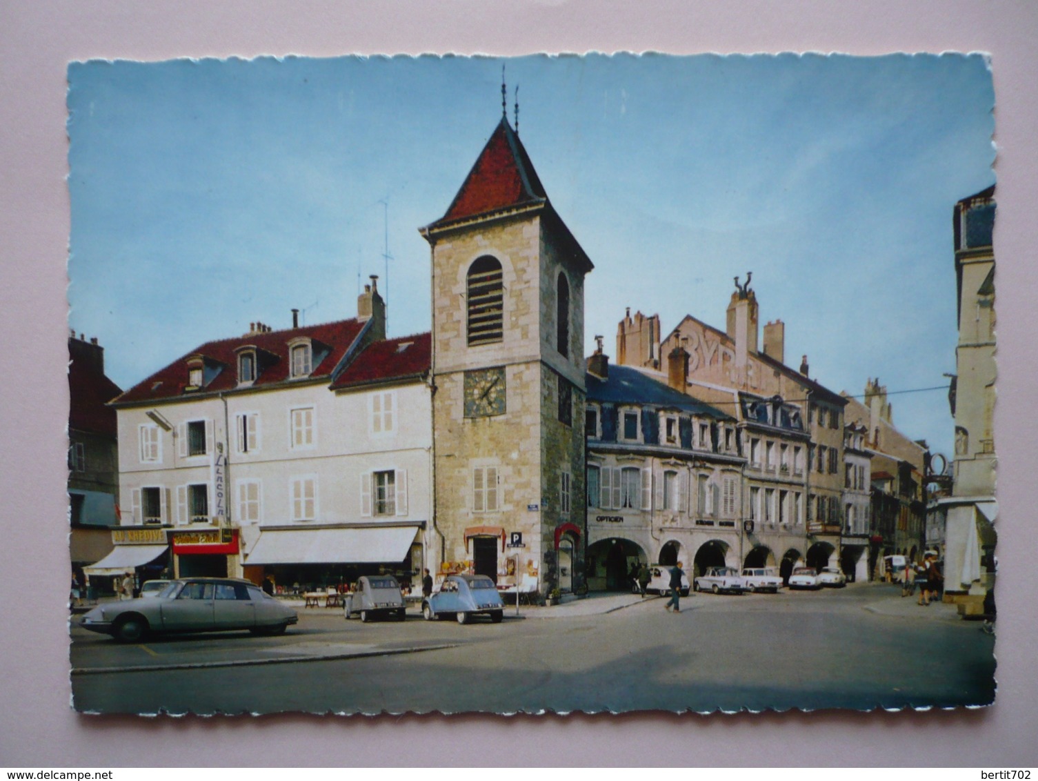 Citroën DS 19 Et 2 CV -  LONS-LE-SAUNIER (JURA) - Place De La Liberté - Toerisme