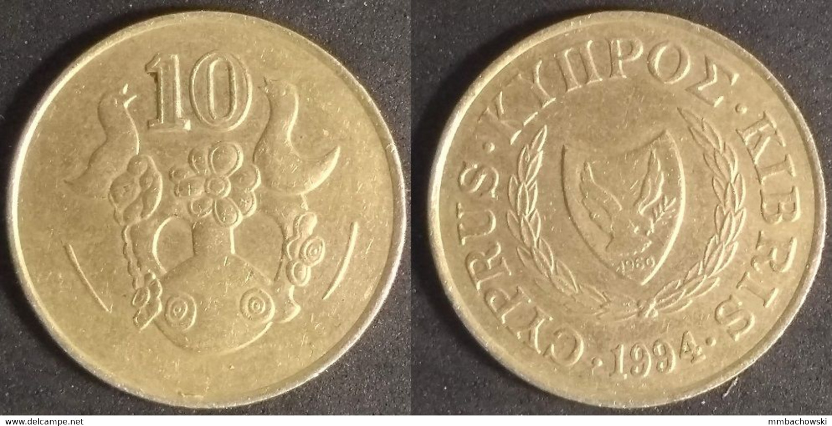 Cyprus - 10 Cent 1994 Used (cy011) - Cyprus