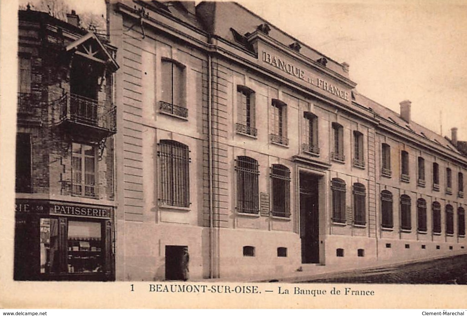 BANQUE DE FRANCE - BEAUMONT-sur-OISE : La Banque De France - Tres Bon Etat - Banques