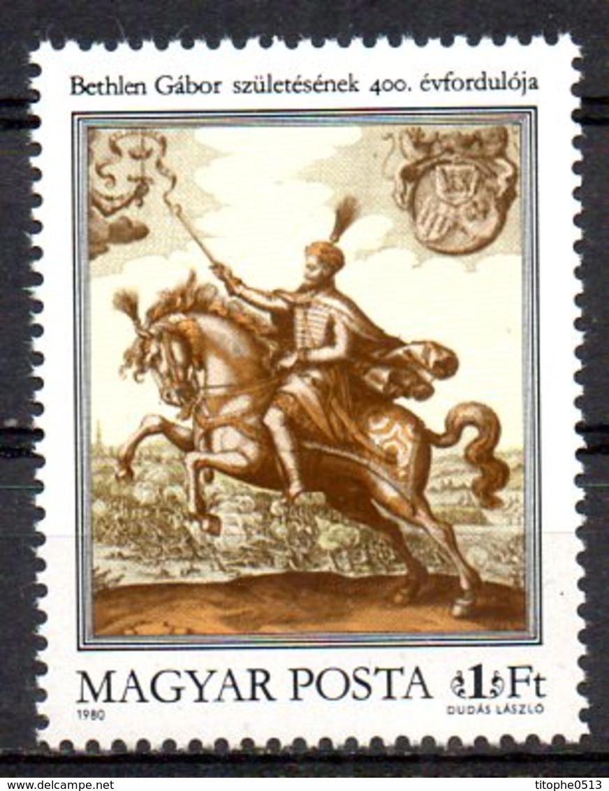 HONGRIE. N°2716 De 1980. Gravure Sur Cuivre/Cheval. - Grabados