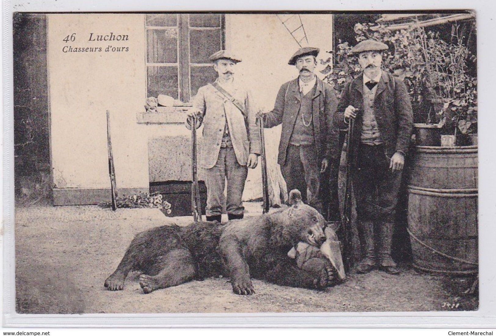 LUCHON : La Chasse à L'ours (chasse) - état - Luchon