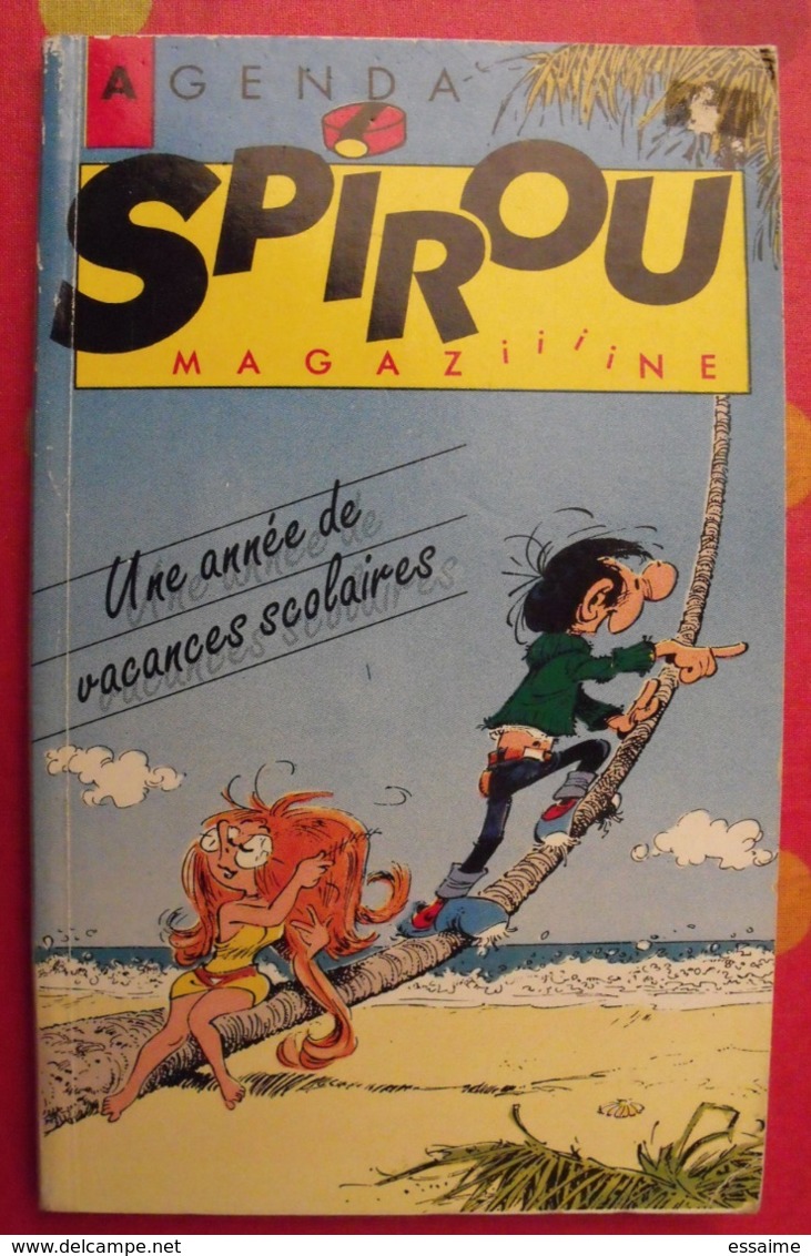 Agenda Spirou Magazine 1989-1990. Gaston, Jeanne, Cédric, Germain... - Spirou Et Fantasio