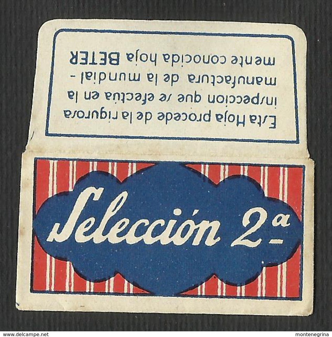 Razor Blade SELECCION 2a Old Vintage WRAPPER (see Sales Conditions) - Razor Blades