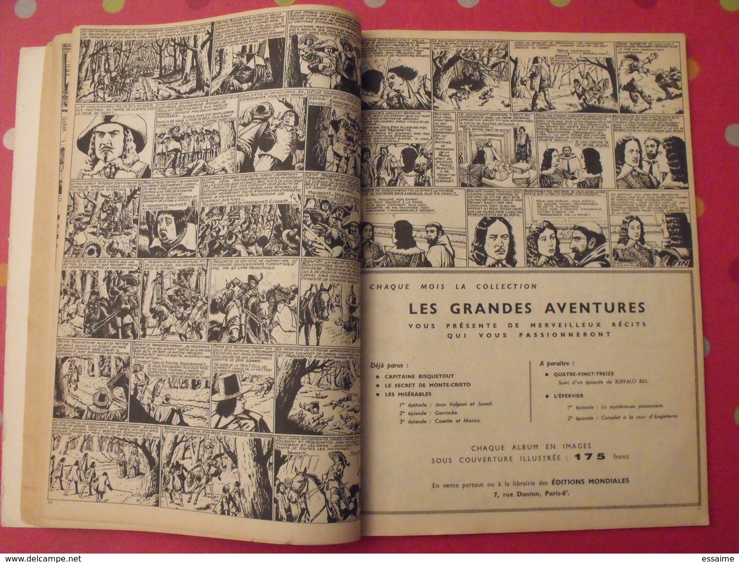Les misérables, Cosette et Marius (Victor Hugo) illustré par René Giffey. + cazanave + vera (jesse james) + souriau
